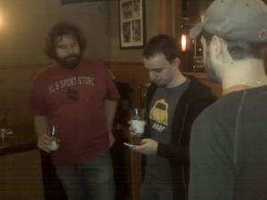Josh and Zach at the filmmakers networking event