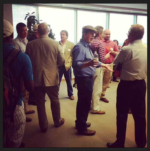 TriFilm social at Poyner Spruill, May 2013