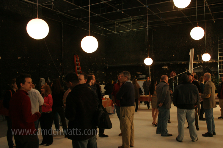 There's a thriving film industry here but it can be tough to find easily. Here's a photo from the TriFilm at Trailblazer Studios social on 3.21.2013, one of the ways I try to help unite our film community.