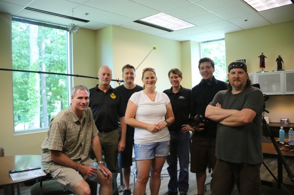 The Brewconomy crew with Jeff and Chip Mims at Mims Distributing Company.