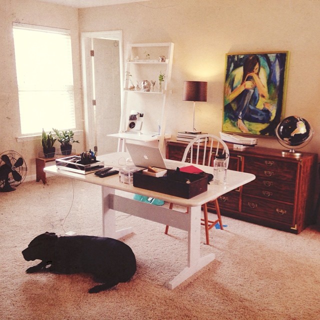 My home office. Also a work in progress.