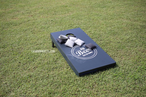 Fun games were spread out through out, so you could play while you sip beer.