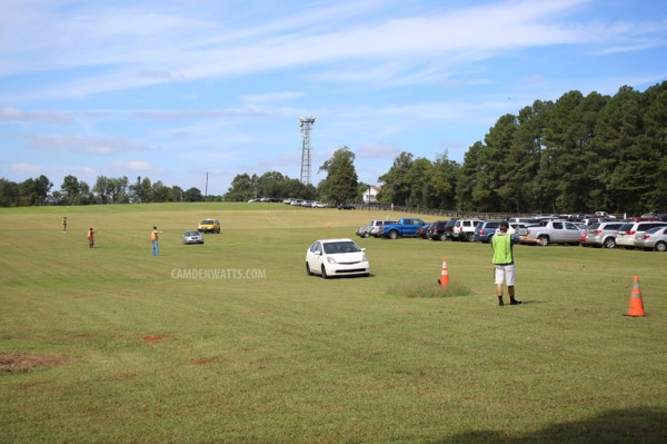 The parking attendants were pros. Parking was so easy and efficient.