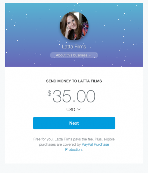 Support the film by contributing cash via PayPal.
