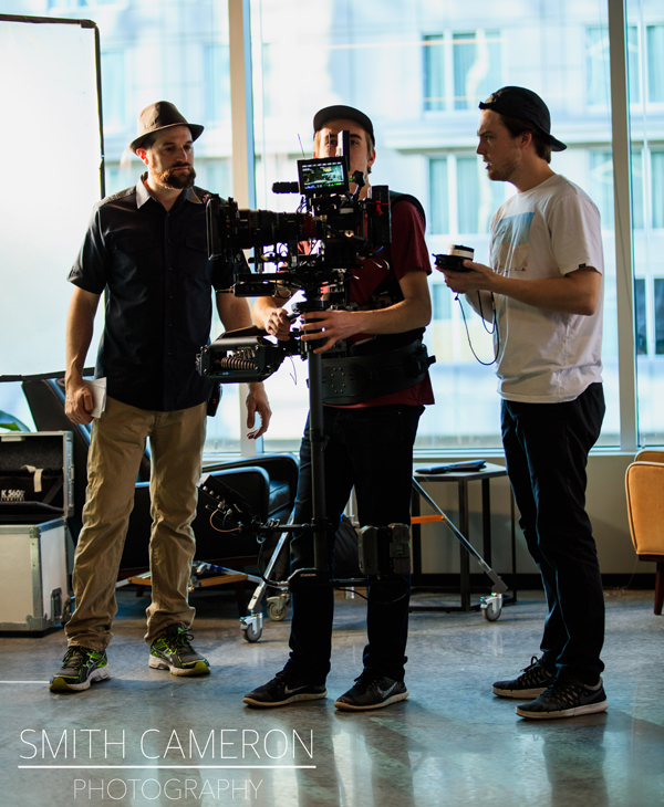 On the set of "AK" in February 2016.