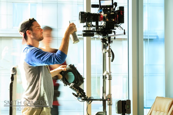 On the set of "AK" in February 2016.