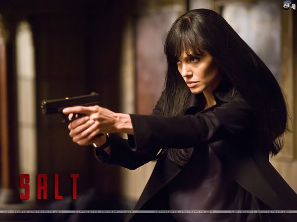 Angelina Jolie as Salt.